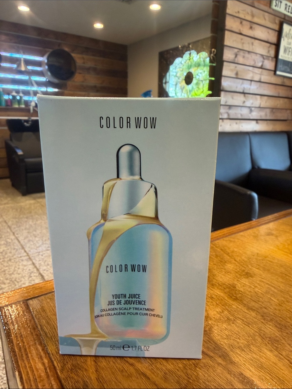 Color Wow Youth Juice Collagen Scalp Treatment — Iridescent Blue-Gold